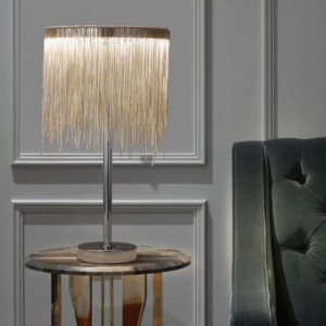 Luksusowa Lampa Stołowa Endon Zelma Art Deco