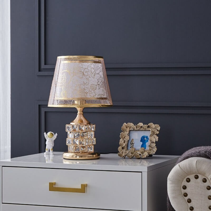 Lampa Stołowa Kryształowa Kostka Rubika Glamour - obrazek 12