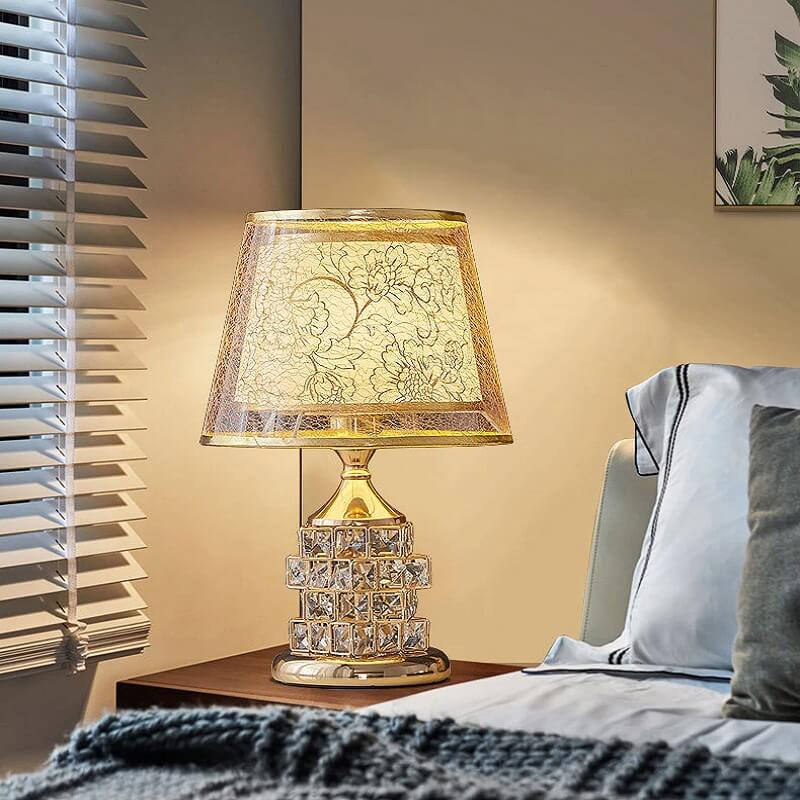 Lampa Stołowa Kryształowa Kostka Rubika Glamour - obrazek 9