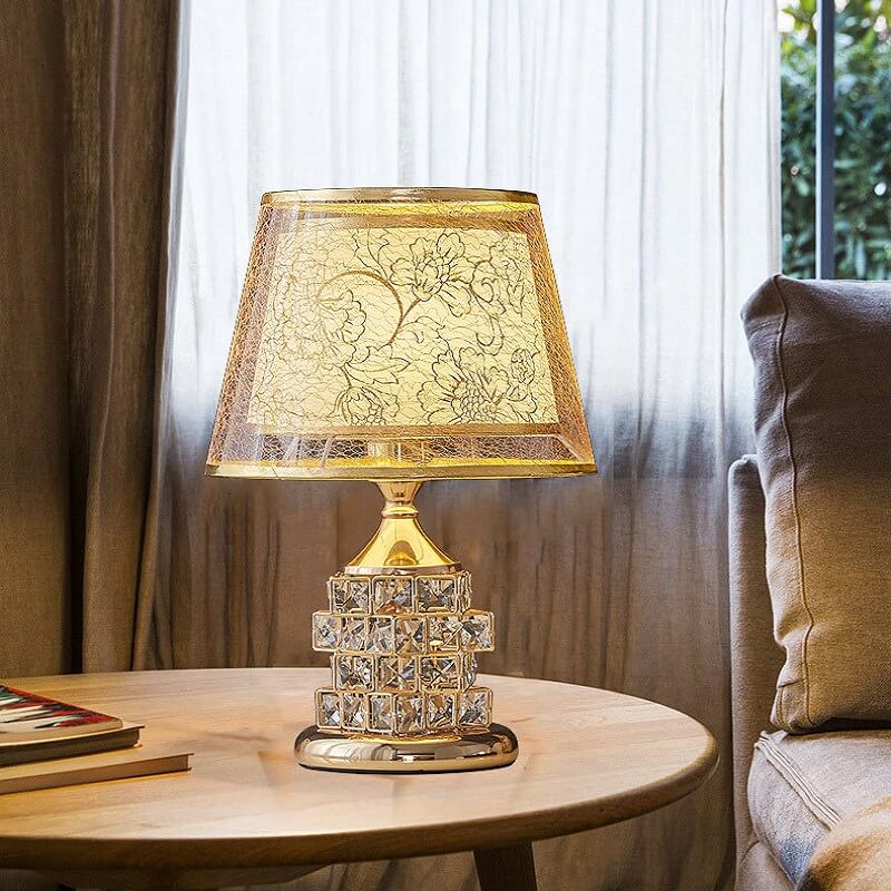 Lampa Stołowa Kryształowa Kostka Rubika Glamour - obrazek 7