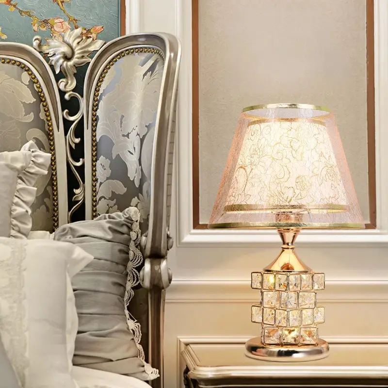 Lampa Stołowa Kryształowa Kostka Rubika Glamour - obrazek 13