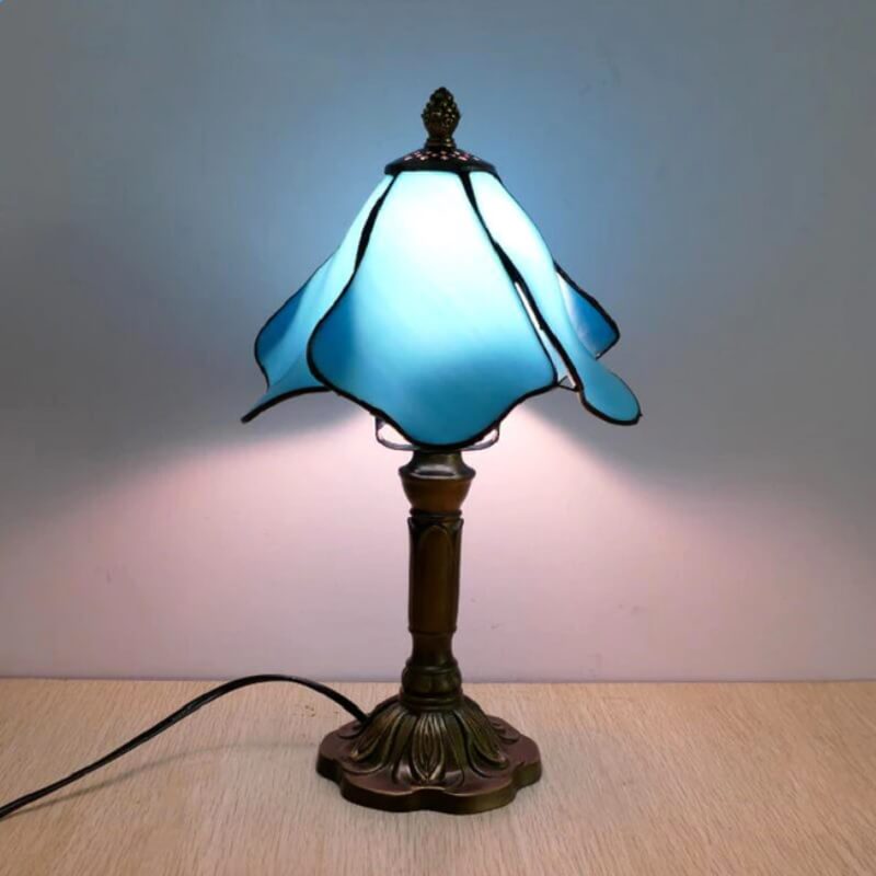 Lampa Stołowa Kwiat Tiffany Vintage - obrazek 2