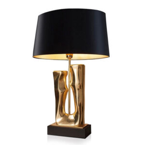 Lampa Stołowa Rene Złota Glamour Elegancka