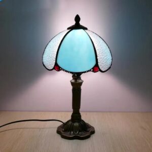 Lampa Stołowa Tiffany Vintage Kolorowa