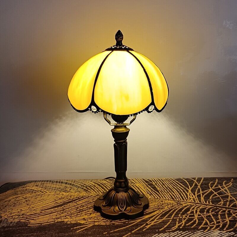Lampa Stołowa Tiffany Vintage Kolorowa - obrazek 4