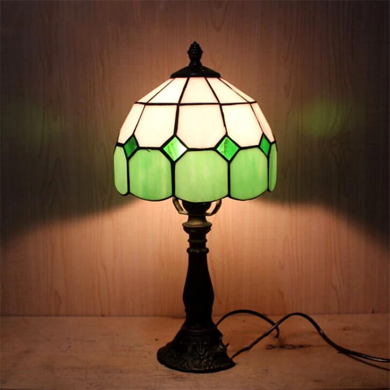 Lampa Stołowa Tiffany Vintage Mozaika - obrazek 5