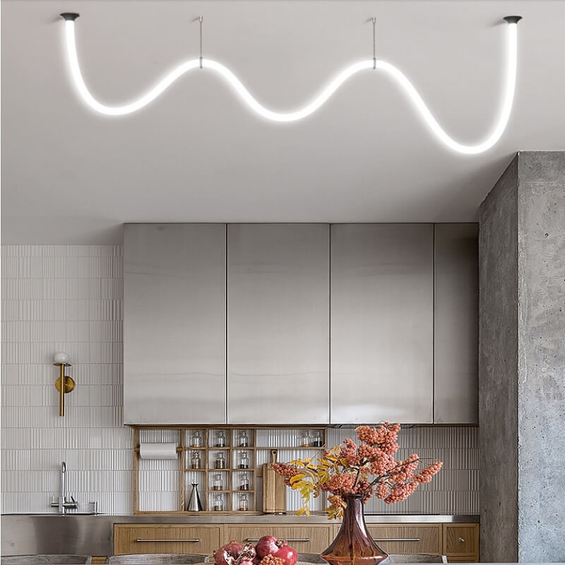 Lampa Sufitowa LED Wężyk Vintage Minimalistyczna - obrazek 5