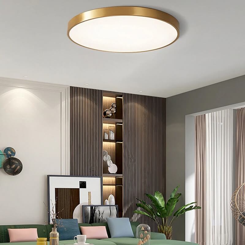 Lampa Sufitowa Plafon Classic Złota Klasyczna - obrazek 3