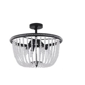 Lampa Sufitowa Wiszące Kryształowe Koraliki Boho