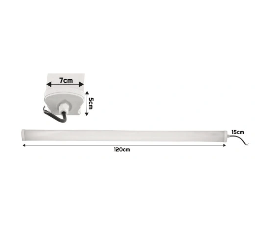 Lampa Warsztatowa Liniowa LED 50W 120CM - obrazek 3