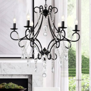 Lampa Wisząca Aurora Kryształowa Art Deco