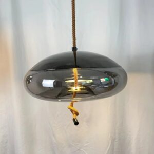 Lampa wisząca brokis knot szklana skandynawska d