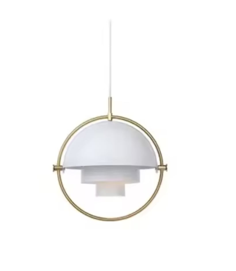 Lampa Wisząca Gubi Multi lite Skandynawska Biała