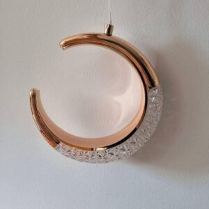 Lampa Wisząca Kryształowy Wisiorek LED Glamour Księżyc