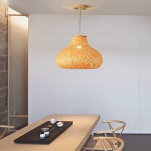 Naturalna Bambusowa Lampa Wisząca Kalahari Boho I