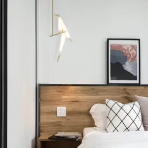 Lampa Wisząca Ptak Origami Art Deco