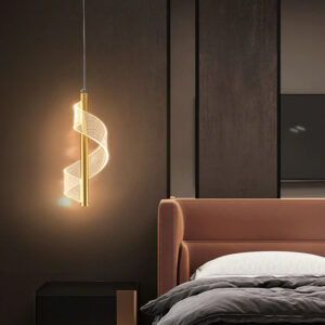 Lampa Wisząca Zawijas LED Glamour