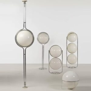 lampa podłogowa planet art deco