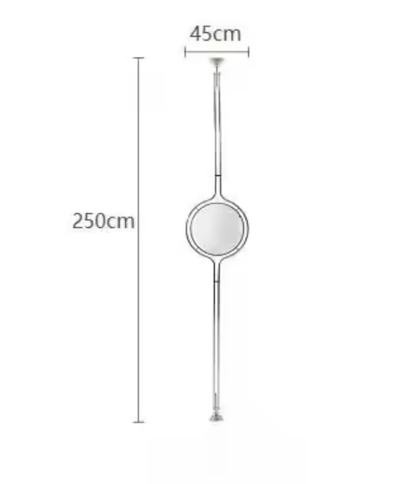 lampa podłogowa planet art deco