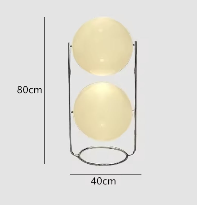 lampa podłogowa planet art deco