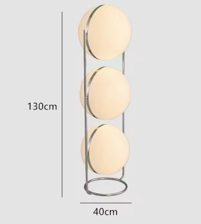 lampa podłogowa planet art deco