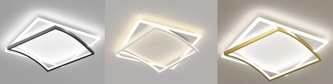 Lampa sufitowa LED plafon kwadraty