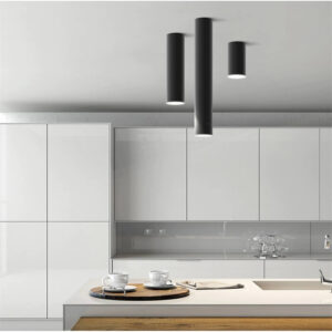 Nowoczesna lampa sufitowa LED tuba podłużna rurki