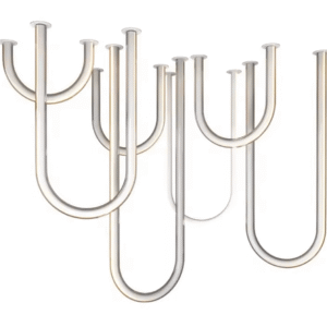 Lampa sufitowa w kształcie litery U