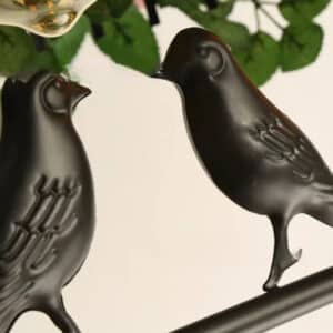 Lampa sufitowa wisząca ptaki liście