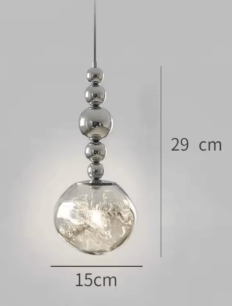 Lampa wisząca Lava kule chrom