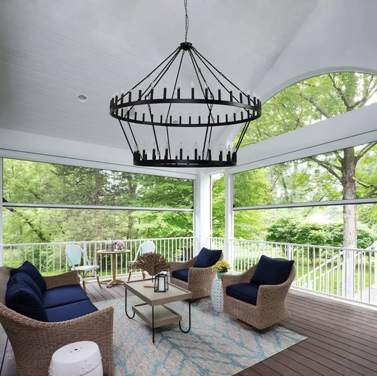 Lampa wisząca koło vintage loft