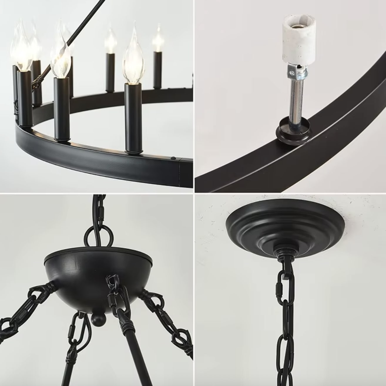 Lampa wisząca koło vintage loft