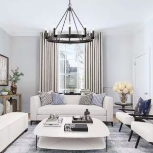 Lampa wisząca okrągła farmhouse 60 cm