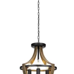 Lampa wisząca vintage crown w stylu farmhouse