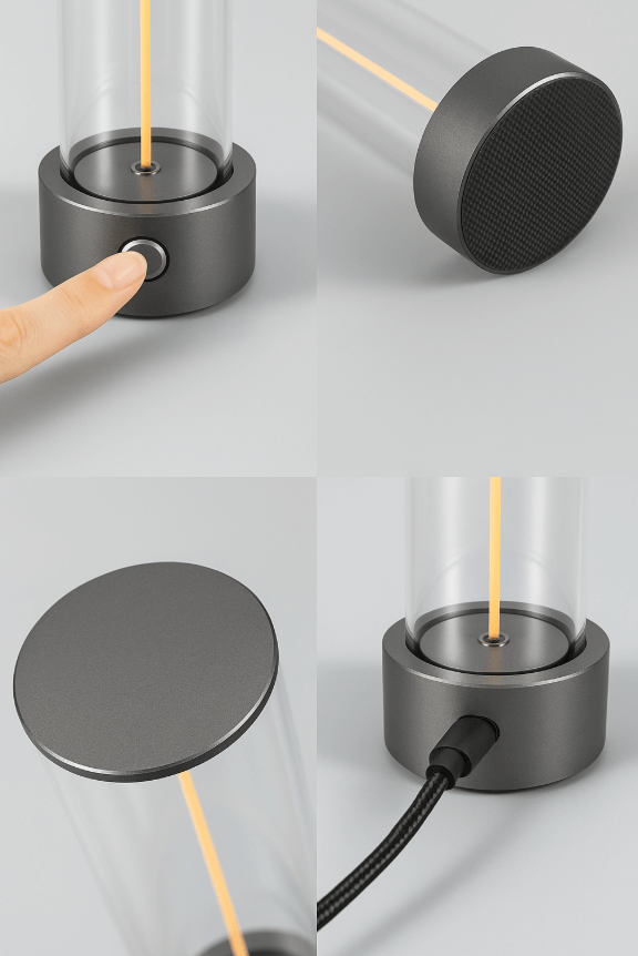 Lampka nocna LED bezprzewodowa magnetyczna