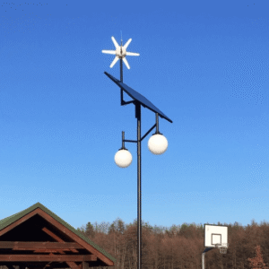 Latarnia Hybrydowa Park LED 2x8W (panel 260W)