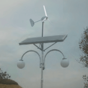 Latarnia Hybrydowa Park LED 2x1100lm (panel 280W)