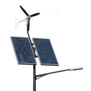 Latarnia Solarna Hybrydowa LED 50W (panel 550W)