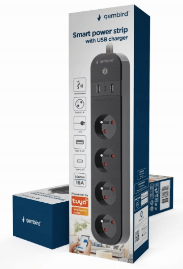 Listwa Zasilająca WiFi TUYA Smart AC USB - obrazek 3