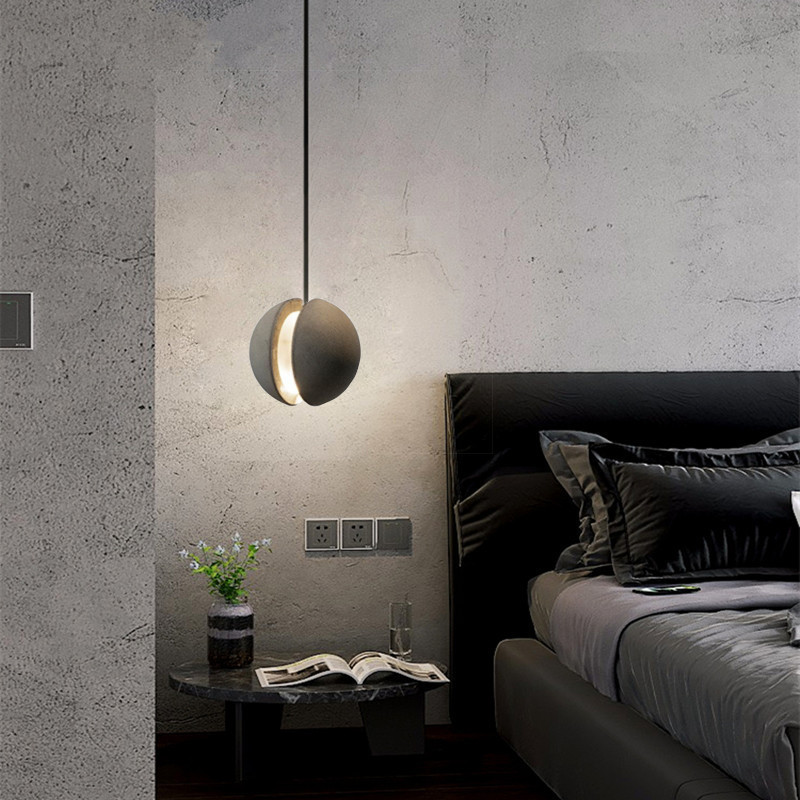 Oryginalna Lampa Nordic Moon Cement LED