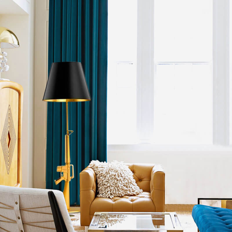 Nowoczesna Lampa Stołowa Pistolet Gun Art Deco - obrazek 4