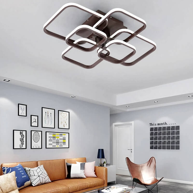 Nowoczesna Lampa Sufitowa Geometryczna Plafon LED - obrazek 5