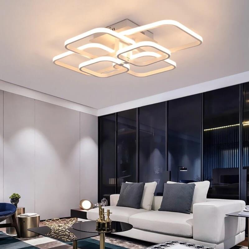 Nowoczesna Lampa Sufitowa Geometryczna Plafon LED - obrazek 3