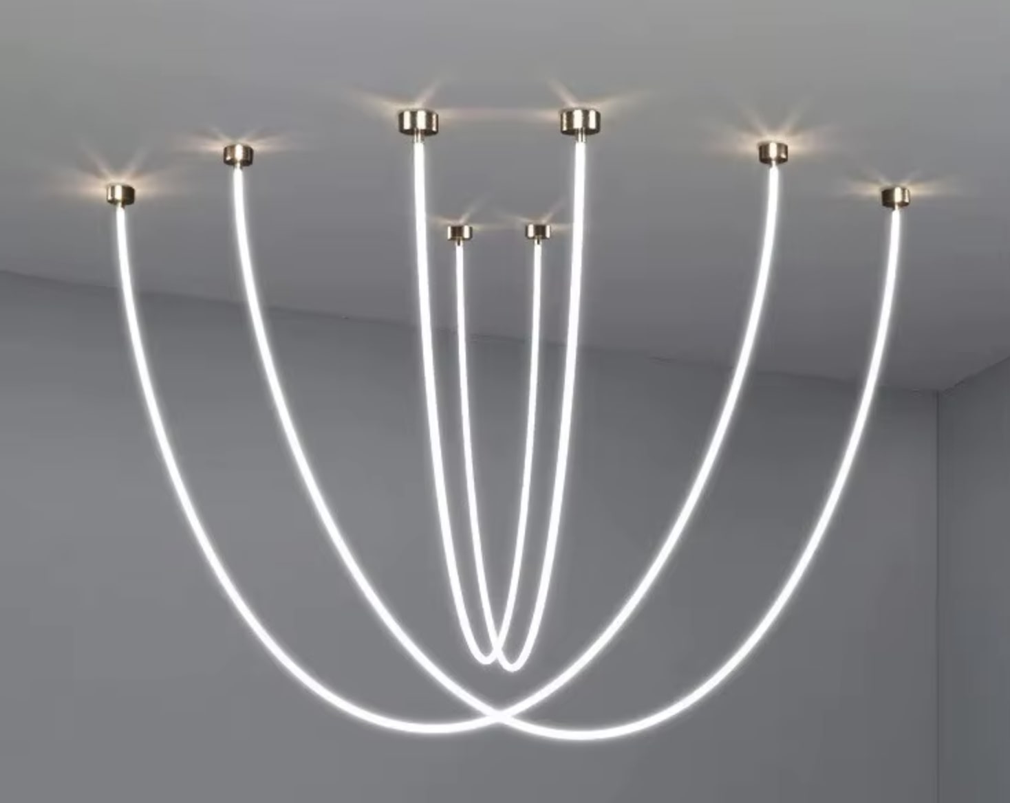 Nowoczesna Lampa Wisząca Flex Lina LED