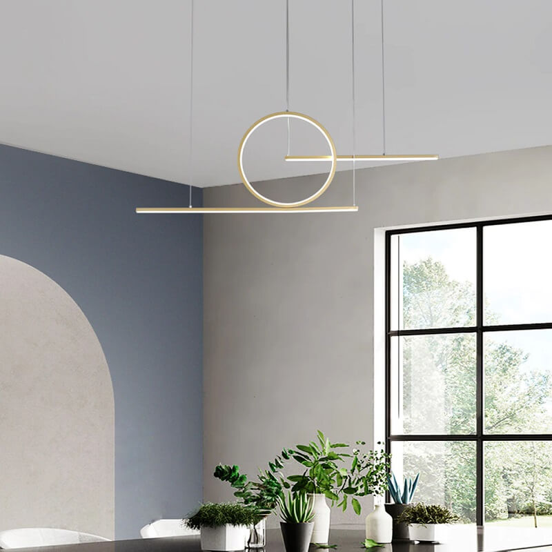 Nowoczesna Lampa Wisząca Geometryczna LED - obrazek 2