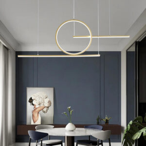 Nowoczesna Lampa Wisząca Geometryczna LED