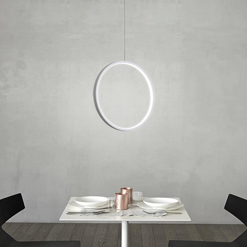 Nowoczesna Lampa Wisząca Koło, RING LED Minimalistyczna - obrazek 3