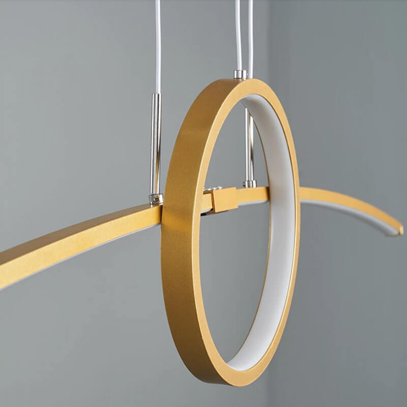Nowoczesna Lampa Wisząca Ring Łuk LED - obrazek 6