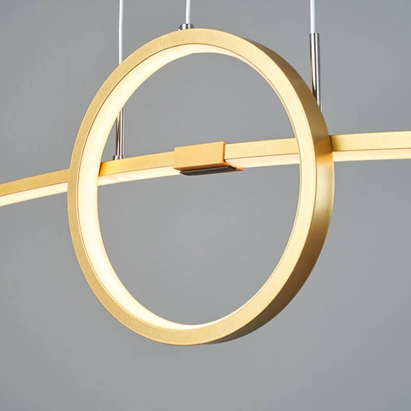 Nowoczesna Lampa Wisząca Ring Łuk LED - obrazek 5