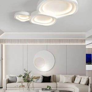 Nowoczesna biała lampa sufitowa LED Harmony